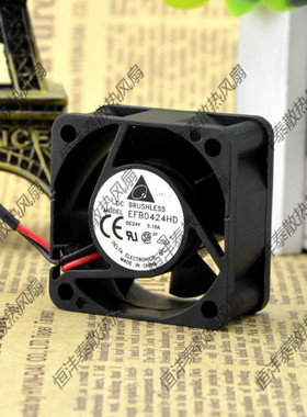 台达EFB0424HD 4020 24V 0.1A 4厘米/4CM 双滚珠变频器风扇进口