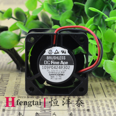 109P0424B302 原装日本山洋 24V 0.13A 40*40*28MM 轴流风扇