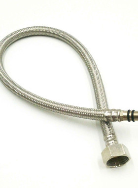 冷热龙头进水管不锈钢丝大小头软管 50CM 龙头冷热管 水暖配件