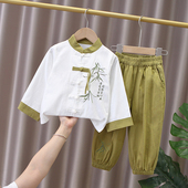 宝宝民族风童装 男童汉服中国风唐装 服装 中式 儿童春秋复古改良古装
