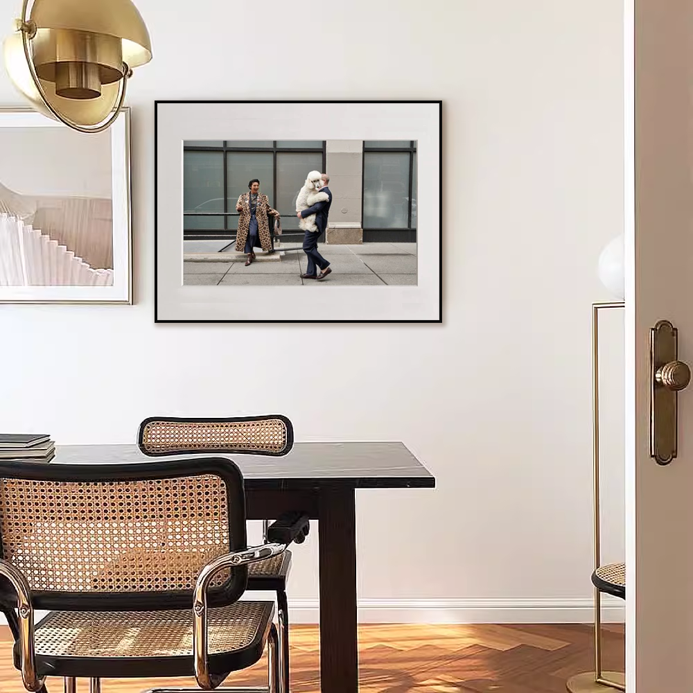 时尚街头摄影作品装饰画