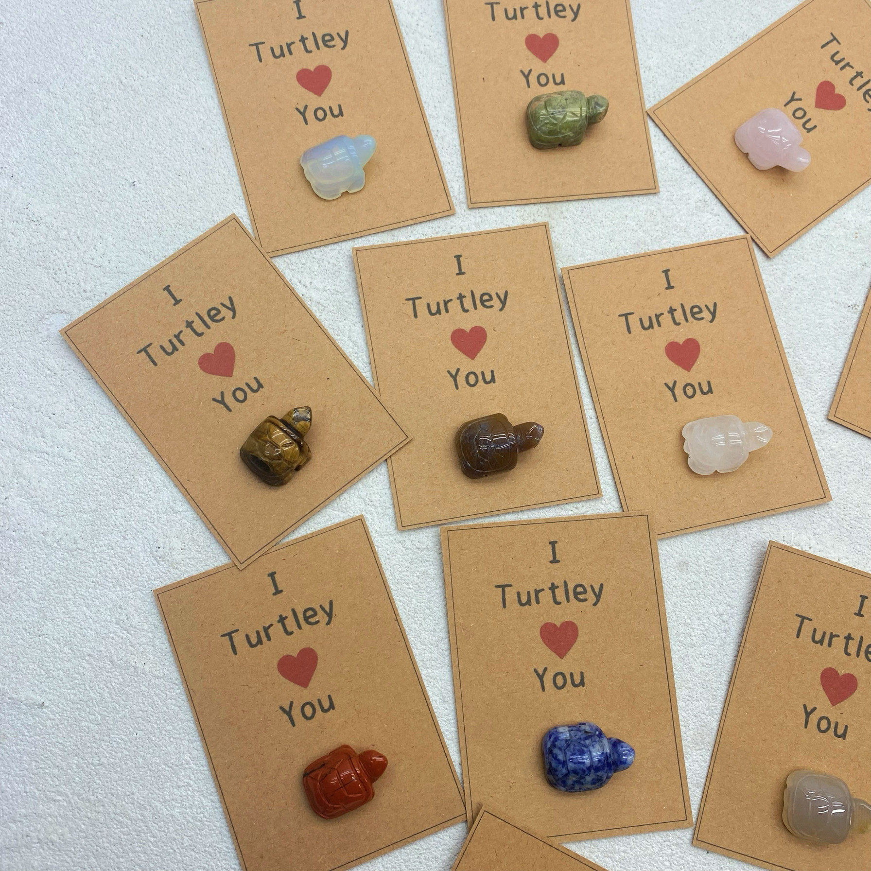 天然水晶原石雕刻小乌龟卡片套装家居装饰品桌面摆件生日礼物,家居饰品,桌面摆件,淘宝优惠券,粉丝福利购,淘宝优惠卷