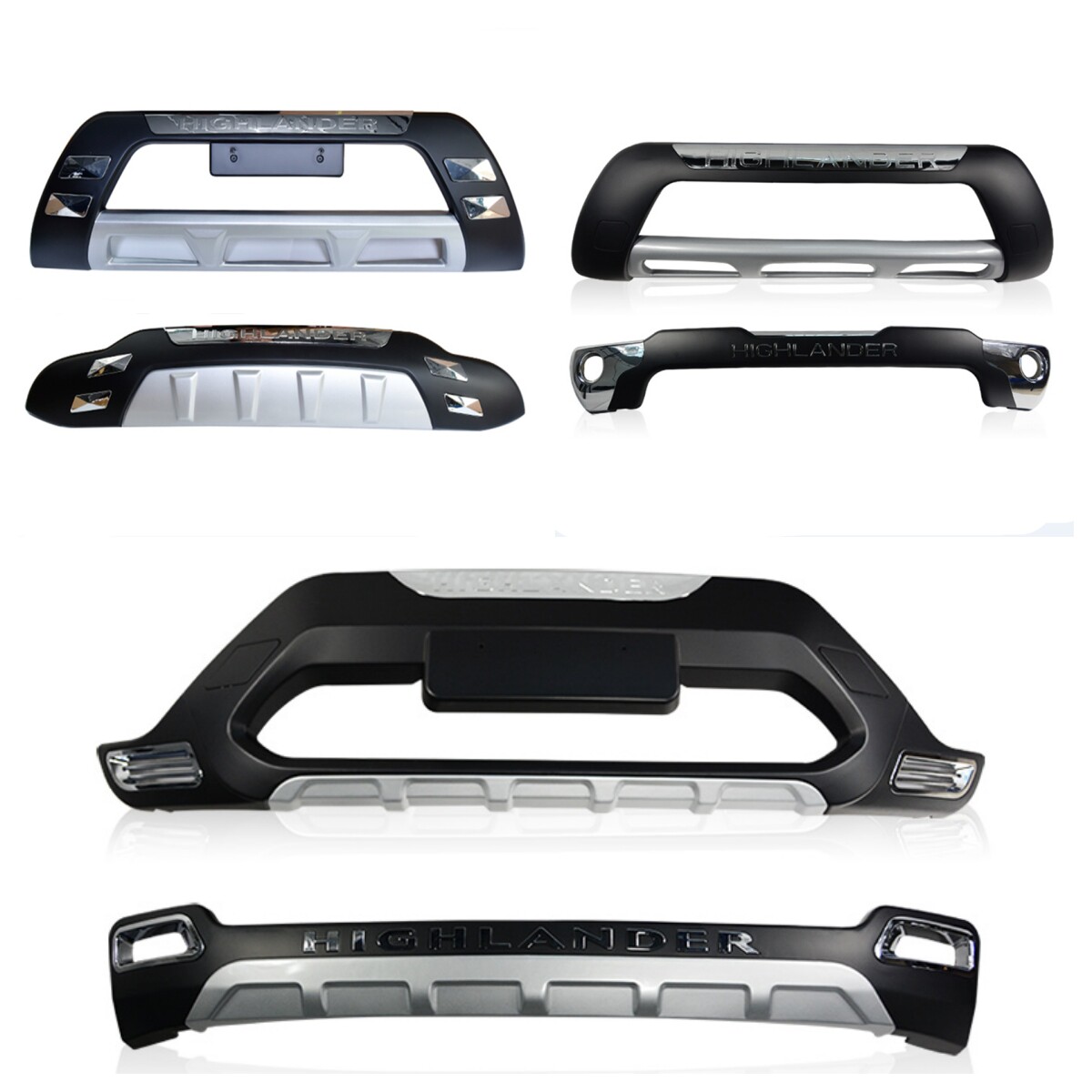 适用于09-11 12-14款丰田汉兰达保险杠前后护杠10 13款前后杠改装