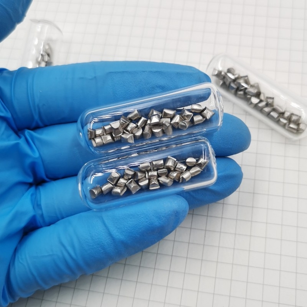 玻封镍粒  金属镍  5克1支 ni≥99.5%  百色金属  元素收藏