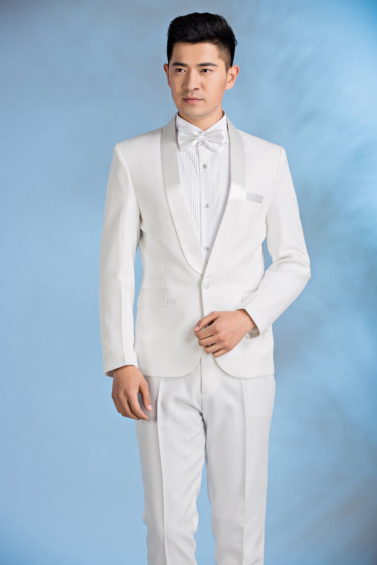 HOST COSTUMES MALE SLIM GROOMS BEST MEN WEDDING SUITS STAGE PERFORMANCE SUITS CHORUS SUITS SUITS