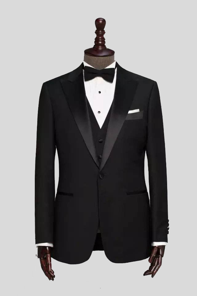 MENS SLIM TUXEDO COMMANDER COSTUME CHORUS PERFORMANCE SUIT SUIT SET WEDDING BANQUET SUIT EVENING DRESS