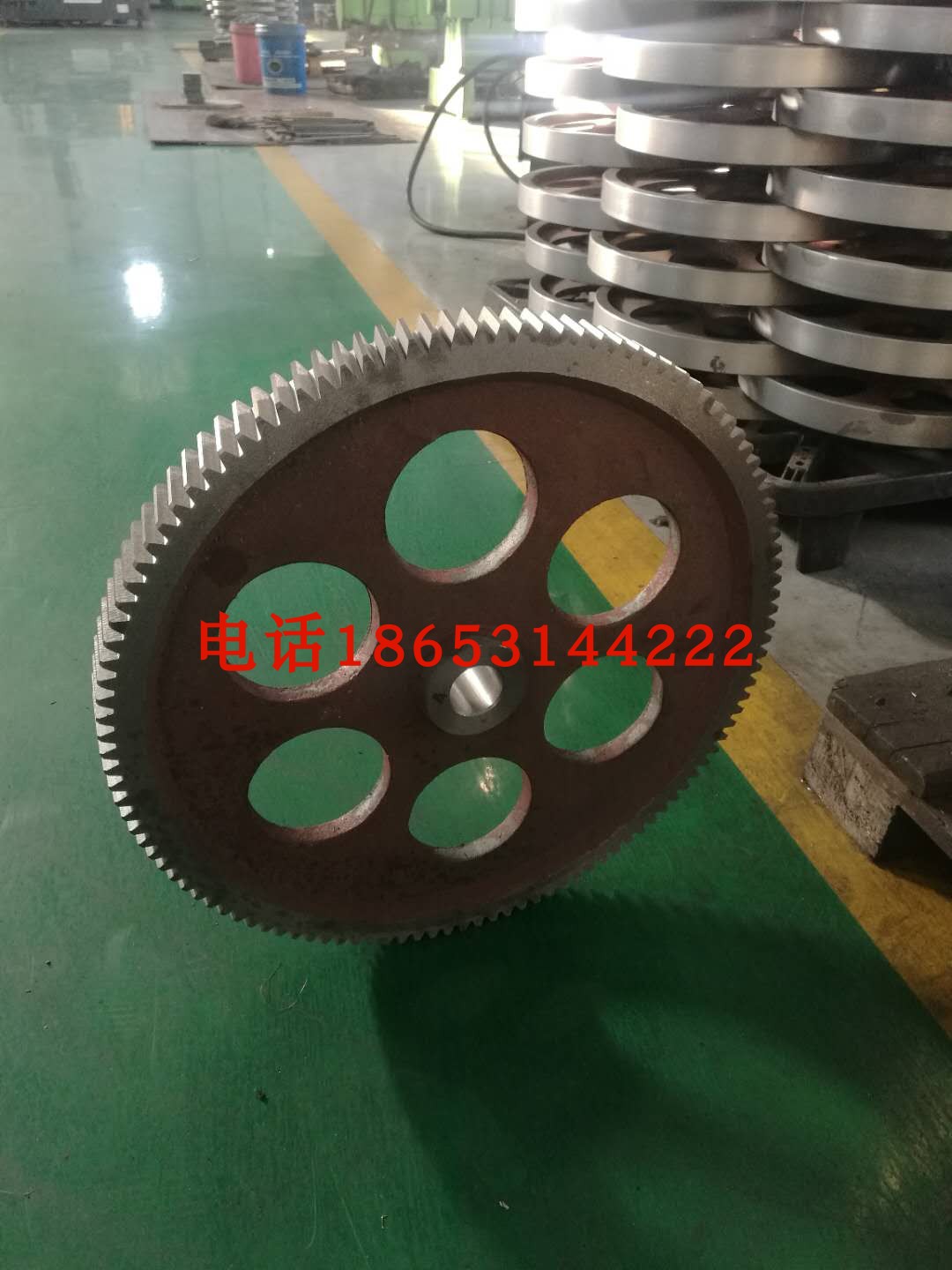 银鹰和面机配件大齿轮小齿轮图片