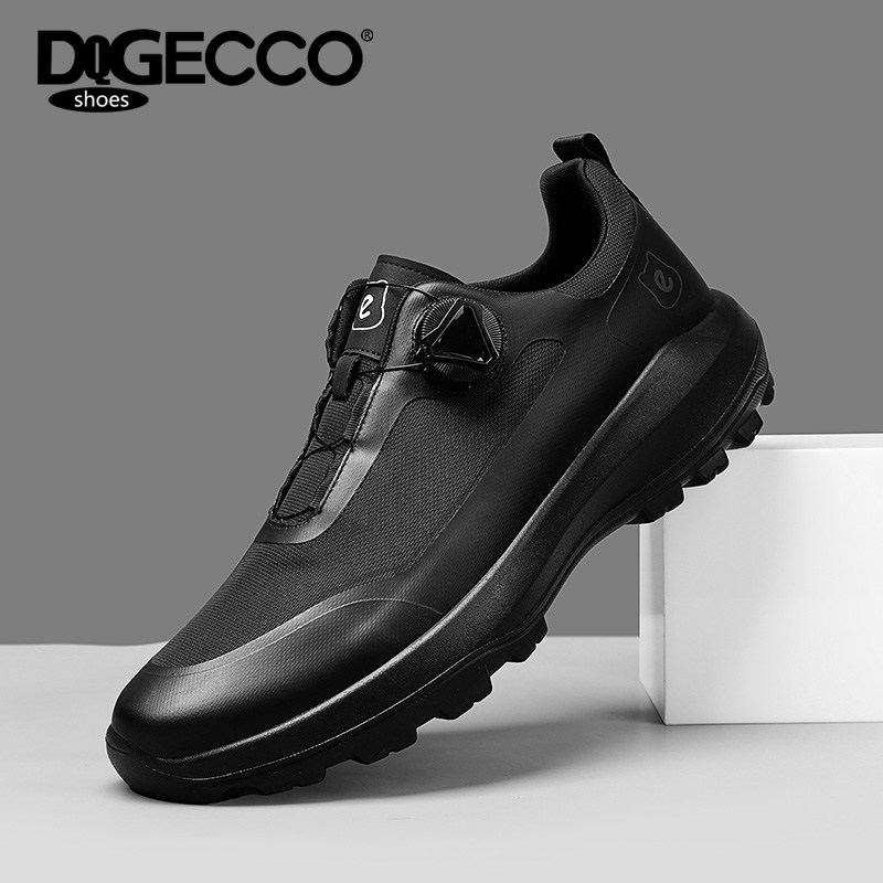 DQGECCO爱步特伦运动休闲鞋夏季透气网面牛皮鞋子男士户外健步鞋