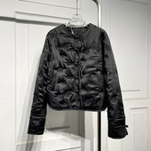 高级感重工刺绣亮面夹棉外套女秋冬新款 显瘦精致国风气质上衣