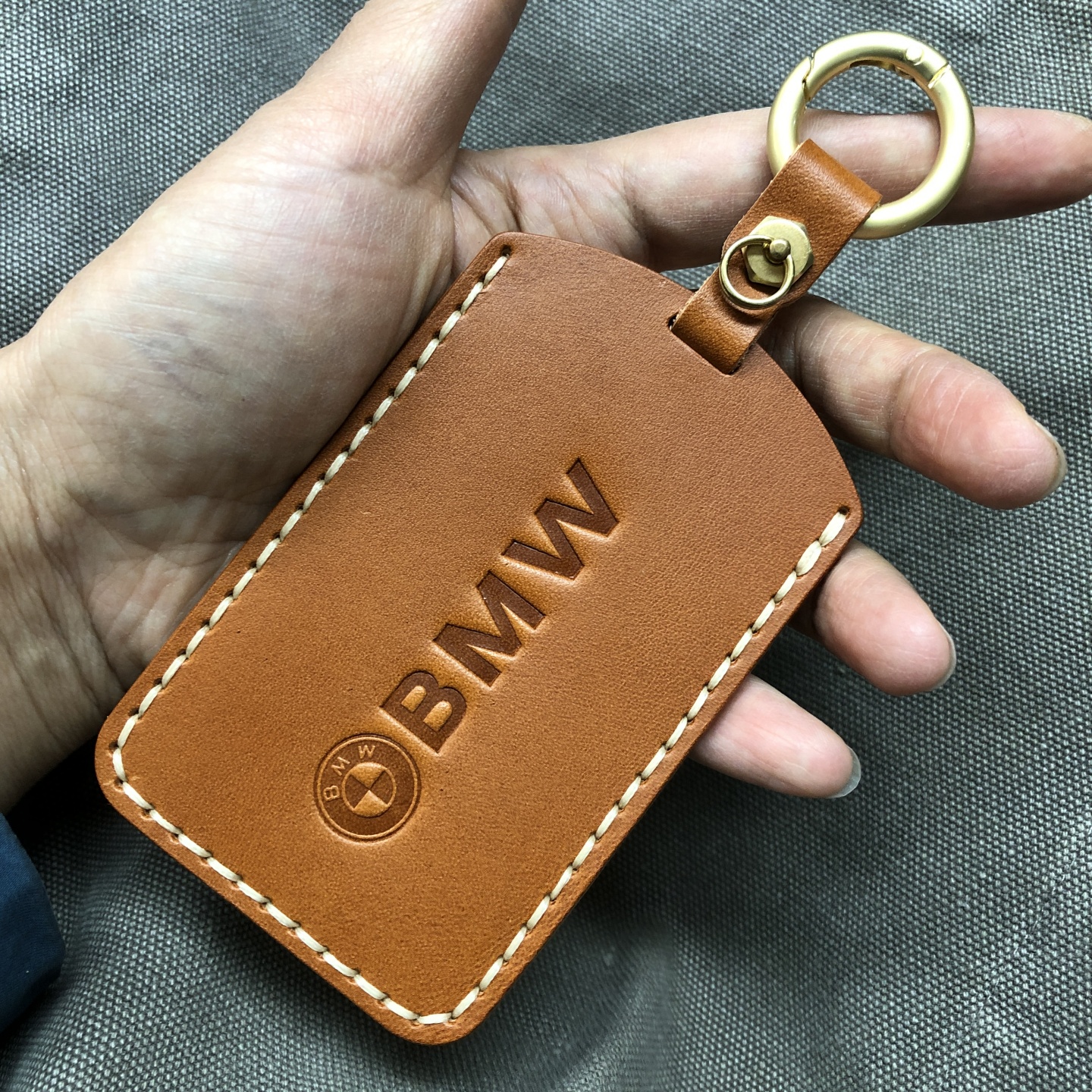 适用宝马NFC卡片钥匙套真皮X1