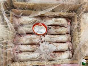 厂家直销 新鲜冷冻猪口条猪舌头 小根猪舌头猪口条带根整箱20斤