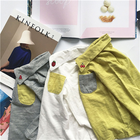 Chemise enfant à manche longue - Ref 2083030 Image 1