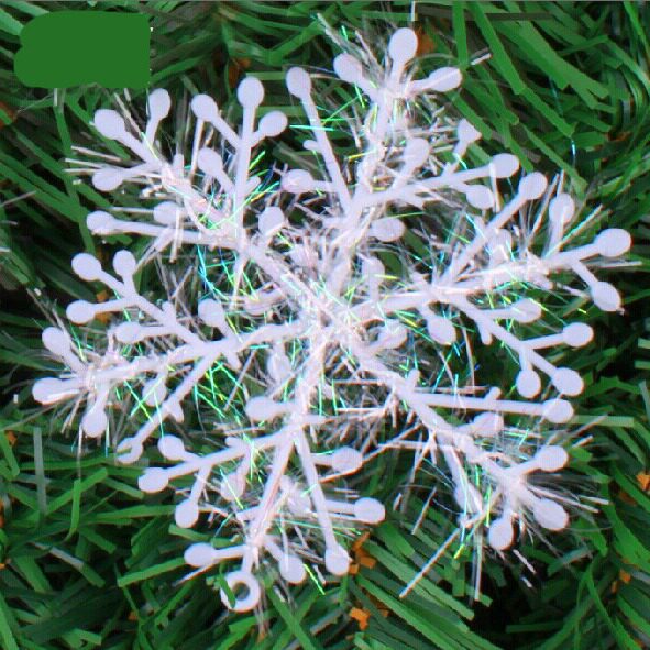 圣诞雪花片 绕线雪花片 圣诞树装饰用品 厂家直营 圣诞节气氛