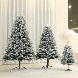 圣诞雪景树雪场景拍摄装饰树圣诞树45/60cm1.5/1.8米冰雕装饰雪树
