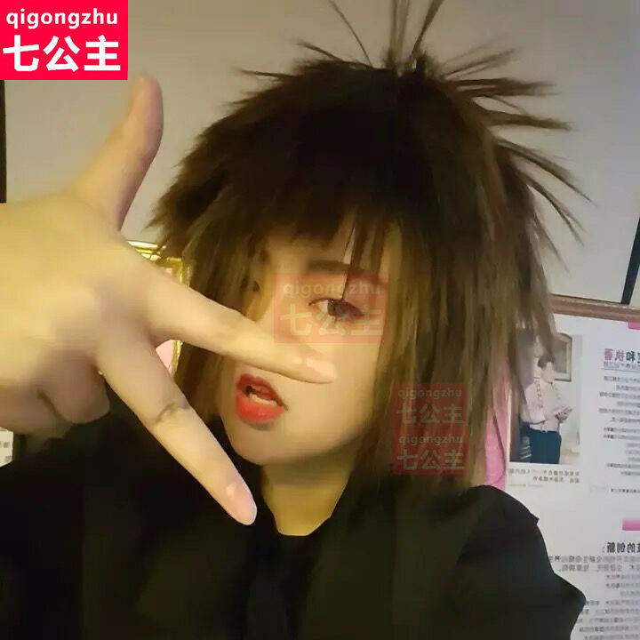 Perruque QIGONGZHU    cheveux raides Court - Ref 2609536 Image 1