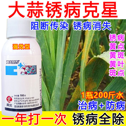 大蒜除锈剂大蒜锈病专用药大蒜锈病清大蒜锈病杀菌剂黄叶黄点正品