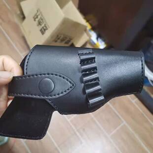 64/77/92牛皮快拔国产通用腰部厂家直销正品影视道具玩具手枪套