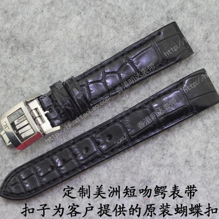 翻转大师约会美洲鳄鱼皮男女表带