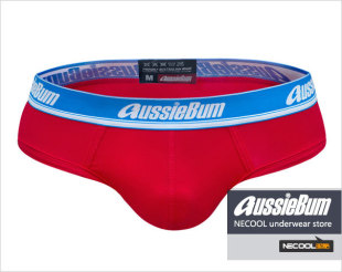 本命年红内裤 aussiebum 男士三角内裤 立体托举囊袋三角内裤