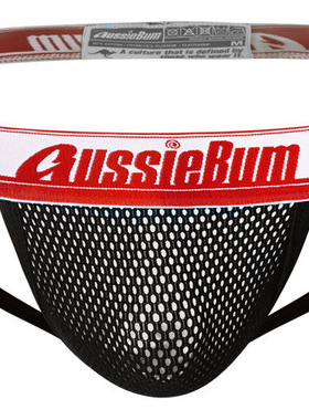 AussieBum 男士双丁内裤 新款弹力网孔双丁裤男丁字裤 大网洞透气