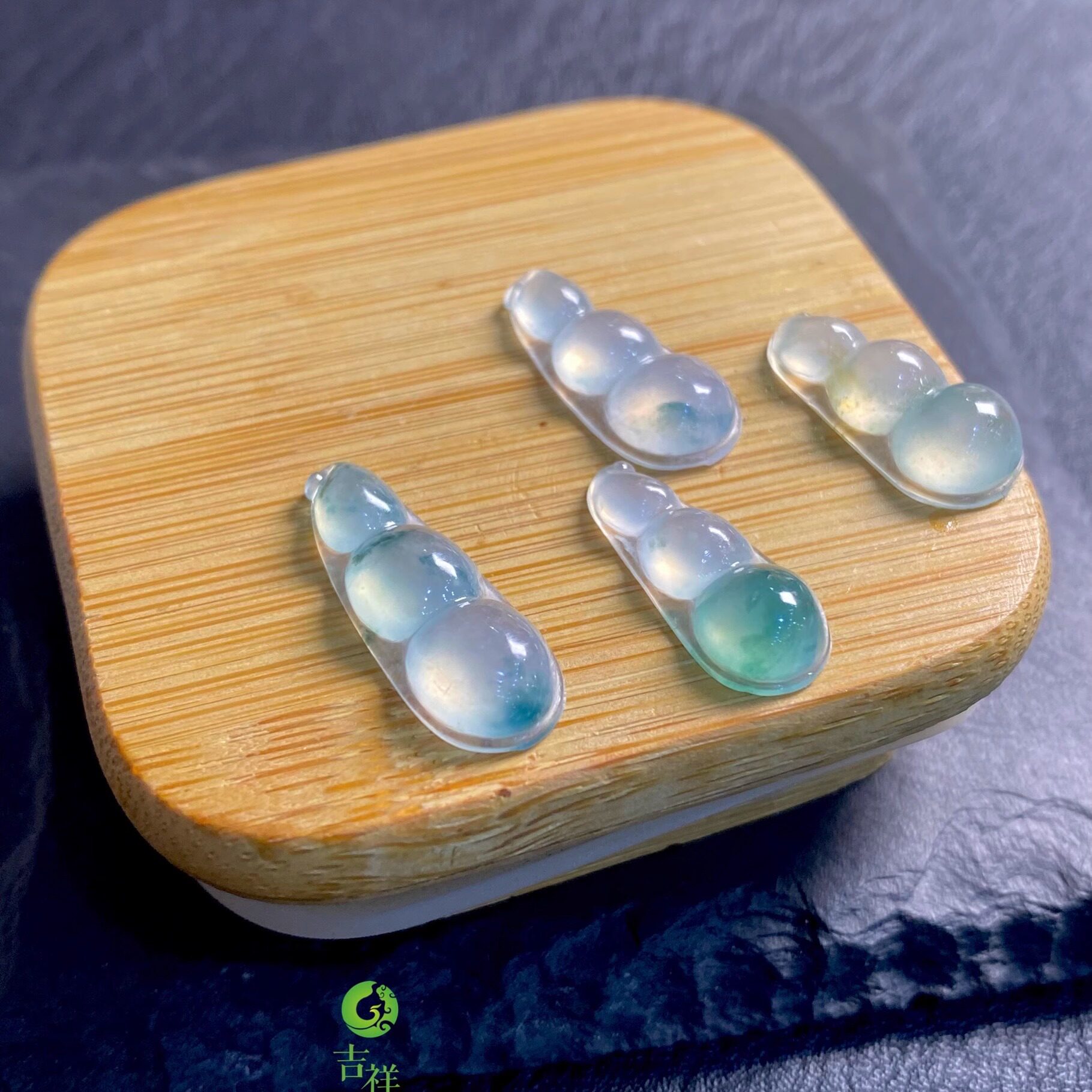 缅甸精品戒面A货镶嵌件天然翡翠