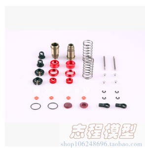 四驱模型车1 /14竞速卡短卡拉R力车通用配件大容量后避震组