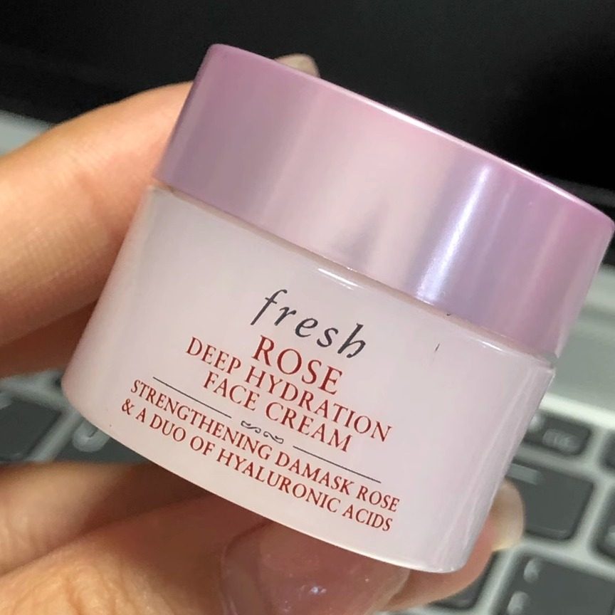 满4包邮！大马士革玫瑰润泽密集保湿霜7ml 舒缓滋润补水面霜 孕妇