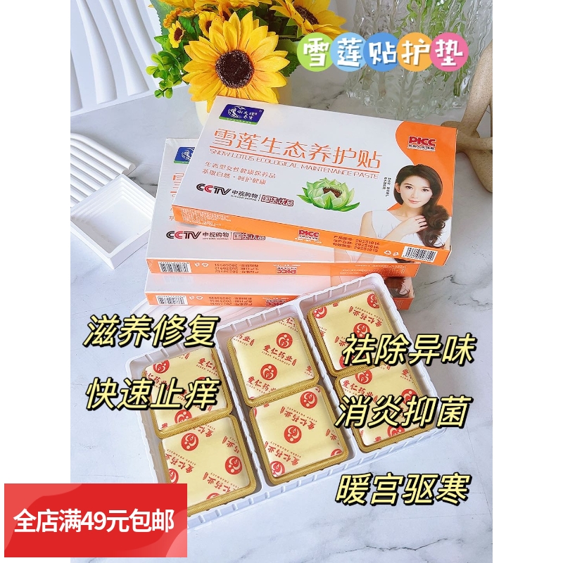 满3盒包邮 大嫂雪莲生态养护贴纯植物中药提取护垫止痒抑菌祛异味