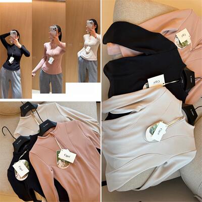 实用！三季可穿的瑜伽风轻暖打底衣！内搭外穿修身显瘦半拉链卫衣