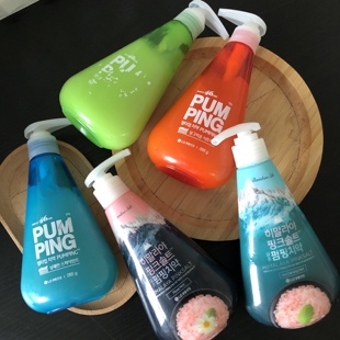 满3瓶包邮  撤柜韩国高端 喜马拉雅粉盐/倍瑞傲牙膏按压285g