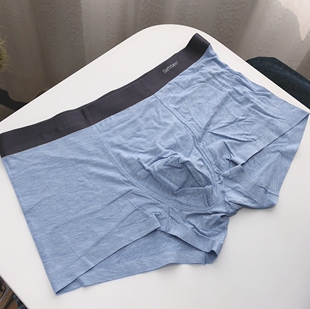 满5条包邮 高品质男内裤纯棉抗菌裆莫代尔透气夏四角大码男生平角