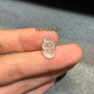 四季豆吊坠冰种起光福豆荚男女吊坠精品天然翡翠缅料A货