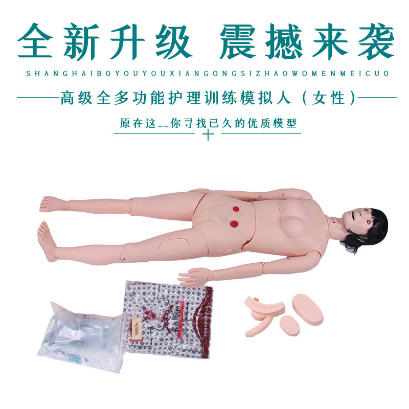 医用模拟人模型组合式护士假人示教操作模型护理人体模型女性