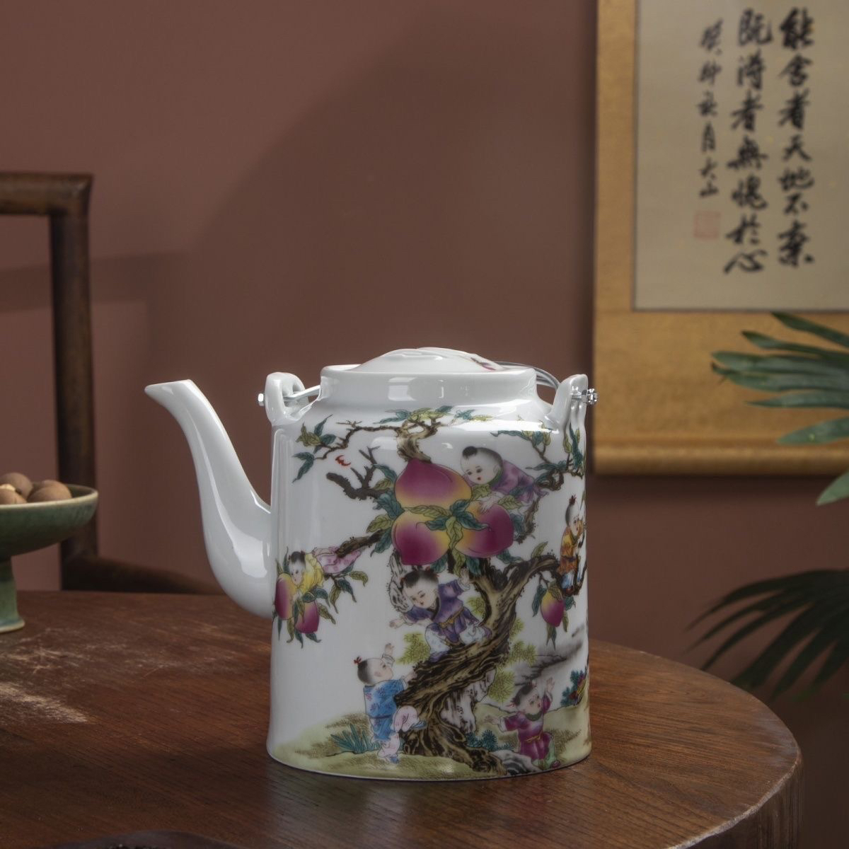 景德镇陶瓷茶壶单壶家用高温防爆热水壶茶具泡茶壶套装凉开水茶具