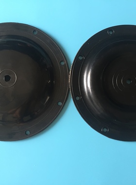 DBY-25/40电动隔膜泵配件 夹布丁睛橡胶隔膜片黑色外径230MM耐油