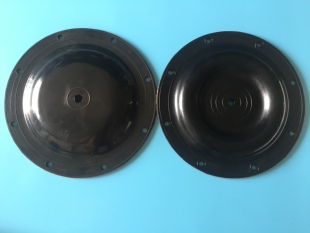 夹布丁睛橡胶隔膜片黑色外径230MM耐油 40电动隔膜泵配件 DBY