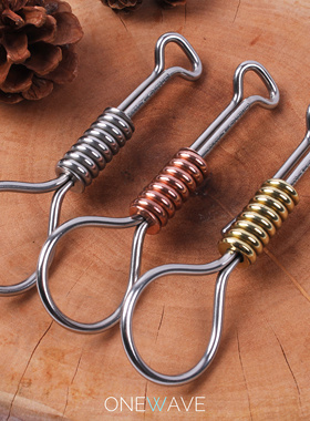 【顺丰包邮】JEFF DECKER 钥匙扣 JD钥匙圈 黄铜红铜全钢复古现货