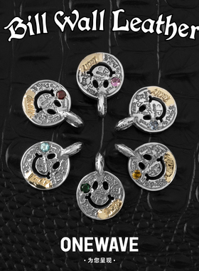 BWL宝石鎏金Lucky敲印笑脸吊坠