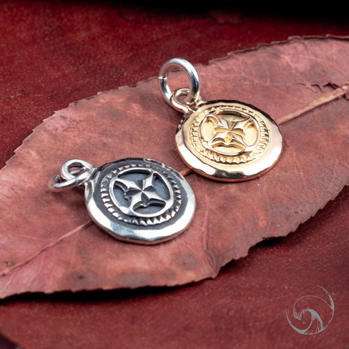 horizonblue太阳银牌项链手工