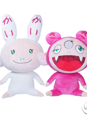 【国内现货】村上隆 KAIKAI KIKI 超大玩偶公仔粉色白色 DOB君