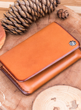 【正品】goros银钉短款卡包 高桥吾郎皮具皮包钱包财布包