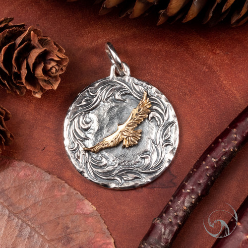 国现唐草金鹰展会限定手工项链