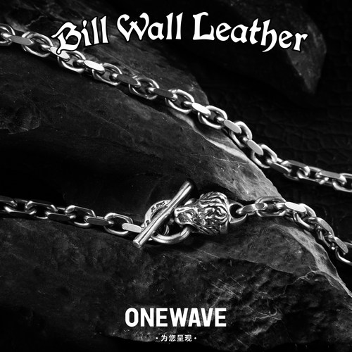 BillWallLeather狮子骷髅项链