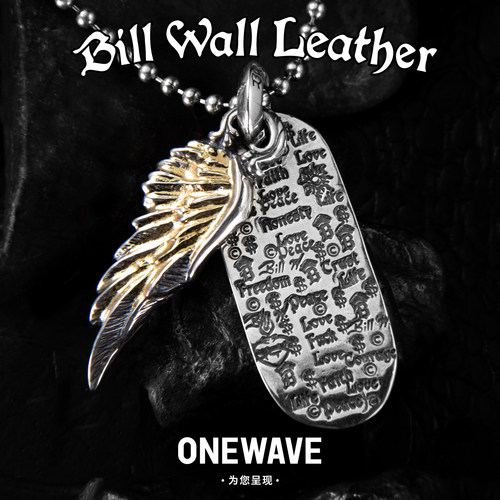 BillWallLeather鎏金翅膀军牌