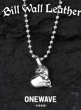 现货BWL爱心吊坠情侣项链