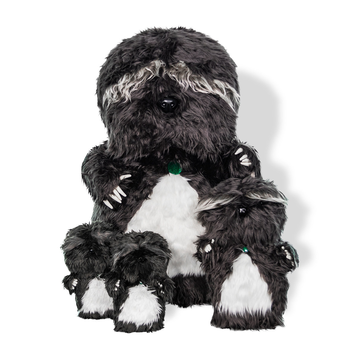 国内现货村上隆毛怪雪怪玩偶