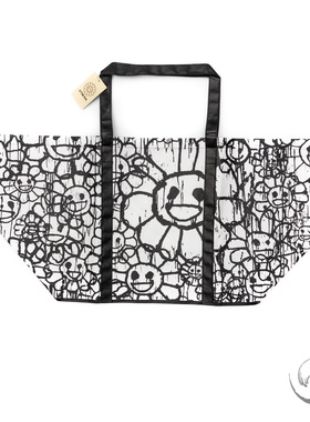 【国内现货】村上隆联名涂鸦尼龙帆布tote包手提包 complexcon