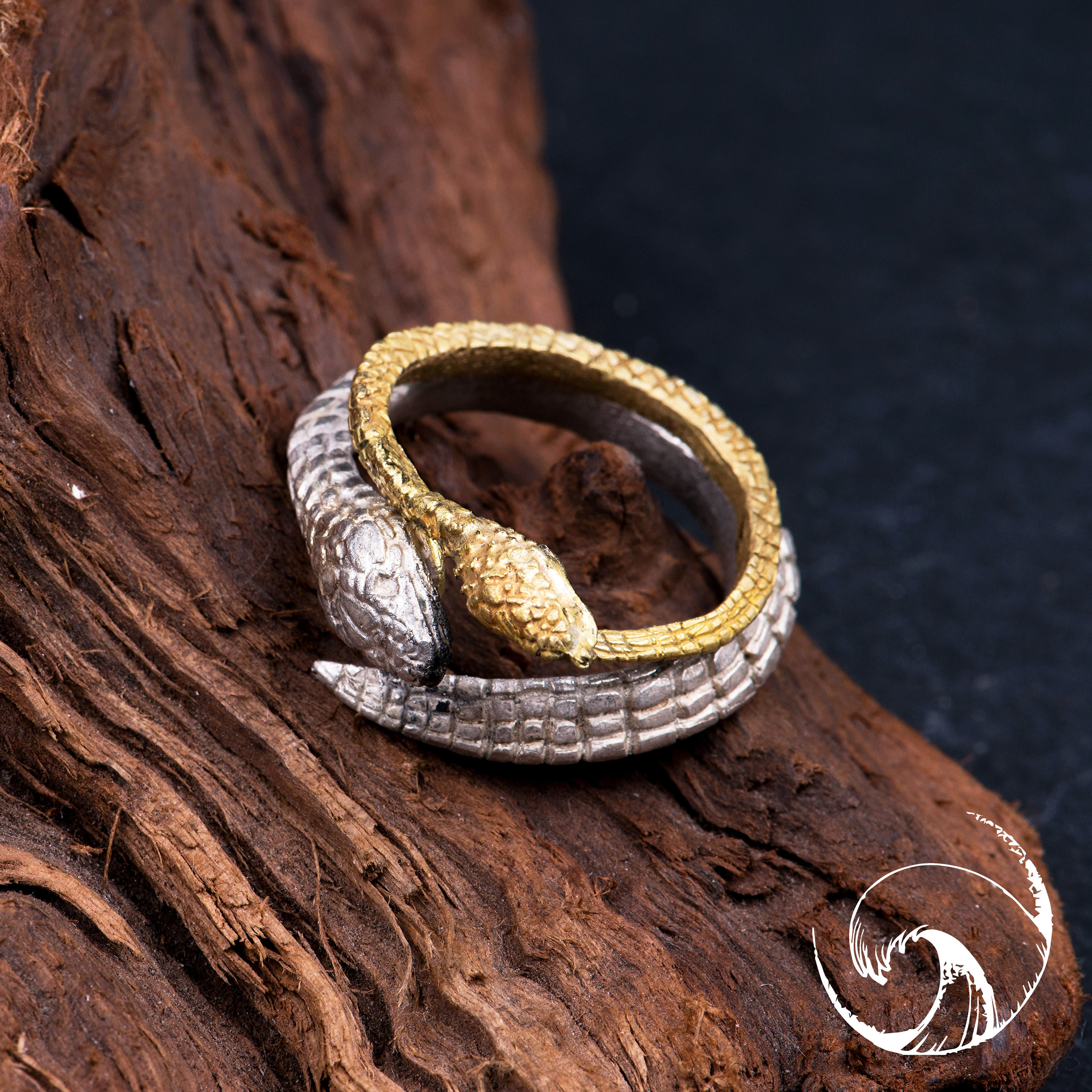 高山隆金银对戒国内现货