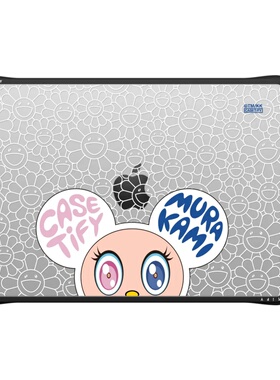 村上隆Takashi Murakami x CASETIFY联名MR. DOB蓝色白色粉色笔记本电脑保护壳