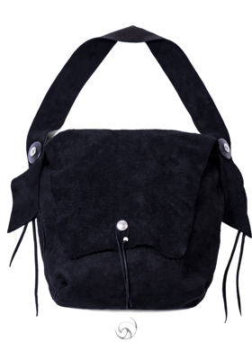 【国内现货】goros黑色托特包M号 高桥吾郎鹿皮单肩包背包